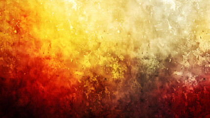 Wall Mural - Grunge background with gradients of red yellow and black that gives it a messy feel.