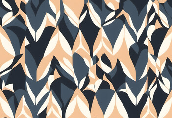 Abstract geometric pattern with overlapping shapes.