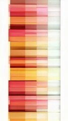 Poster - Vertical stripes of abstract patterns in warm colors, vertical video.