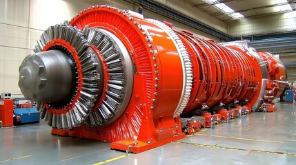 Poster - Industrial Gas Turbine in a Modern Manufacturing Facility