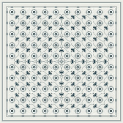 Wall Mural - victorian ornament. seamless pattern background.