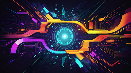 Abstract technology background concept.