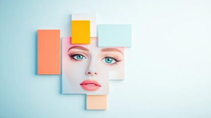 Poster - A collection of digital art prints hanging on a gallery wall, showcasing a variety of styles and techniques, from abstract to photorealistic.