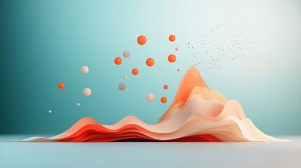 Poster - A data visualization infographic representing a complex statistical trend, using visual elements to convey information clearly.