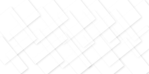 Poster - Abstract modern white and gray pattern geometric luxury gradient line background random square shape design. 3d shadow effects, modern design template background. layered geometric triangle shapes.