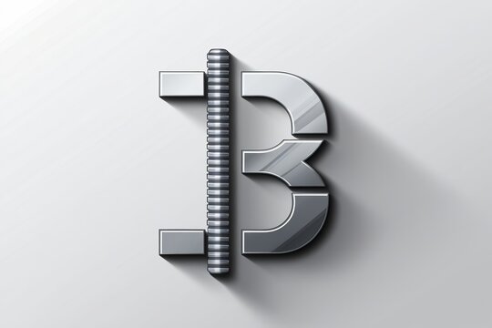 A stylized modern letter B logo symbol icon
