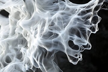 Sticker - Abstract white smoke texture