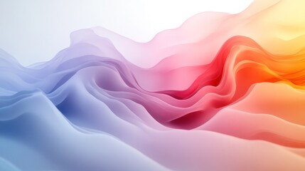 Poster - Abstract Colorful Waves