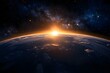 © Athena - Planet earth sunrise from space