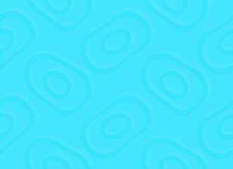 Poster - Seamless pattern of abstract geometric light blue shapes with subtle light effect or glow on bright light turquoise blue background. Abstract full frame high resolution background with copy space.