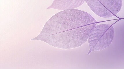 Wall Mural -   A clear photo of a close-up purple leaf on a white background