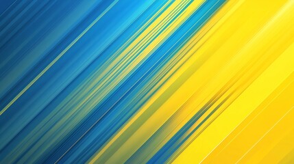 Poster - Blending blue and yellow lines create a vibrant background with a sense of speed and movement, perfect for adding creativity to projects like presentations, web design, or flyers