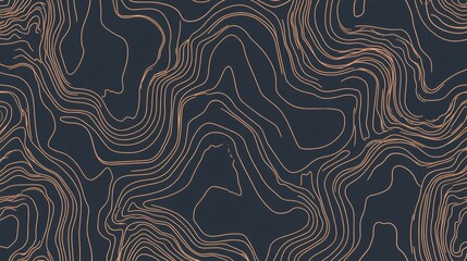 a topographic contour map psychedelic brown abstract background. ultra high quality.