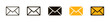 © icons gate - envelope icon, email message icon - Mail icon button sign, notification new message icons buttons