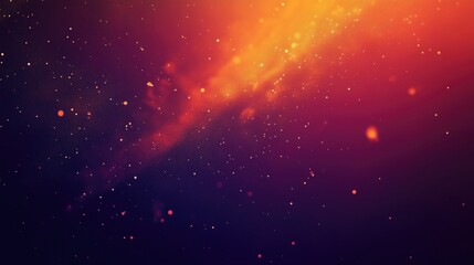 Poster - A vibrant gradient background featuring dark purple and orange hues with a soft texture.