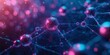© movinglines.studio - Futuristic Molecular Network with Pink and Blue Glowing Connections Representing Science and Innovation