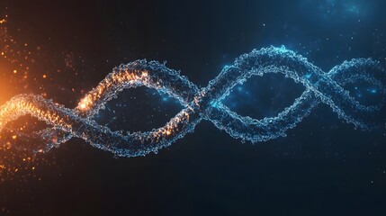 Poster - Dynamic wave of water and fire intertwining in an abstract visual representation of energy and transformation.
