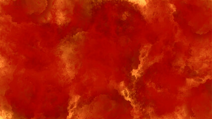 Wall Mural - Grunge red old painted stone wall beautiful old rust texture background, burning coals and crack surface. Dark red watercolor background. 
