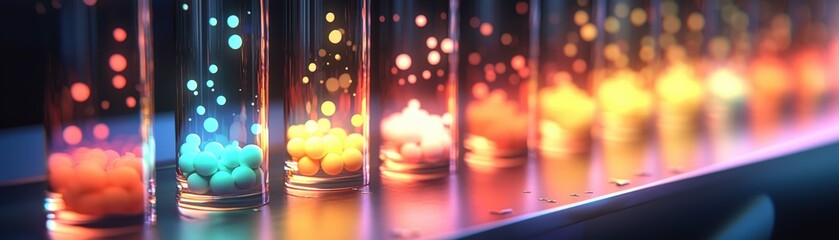 Poster - Soft Isometric 3D Illustrations of Vibrant Spheres