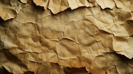 Wall Mural - a close up of a piece of brown paper