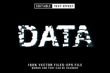 Poster - Data editable text cyber,