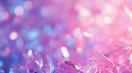 Poster - A close-up view reveals a stunning holographic foil background showcasing swirls of iridescent purple, pink, and blue hues, perfect for graphic applications
