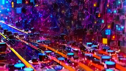 animated technology background