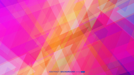 Wall Mural - abstract background with colorful overlapping geometric shapes