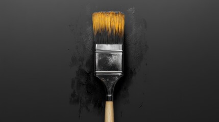 Paint brush. Painting background