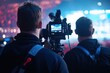 © Papukos - Cameramen capturing sports event with professional equipment