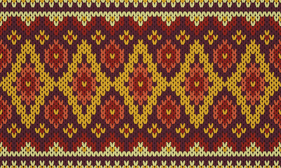 Crochet pattern design for festival, seamless pattern