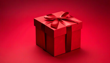 Unbox the vintage red gift box and immerse in festive joy