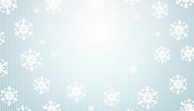 background with snowflakes in blue tones with space for text - Image