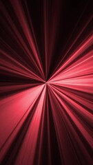 Canvas Print - vertical video of fast red brightly colored abstract wormhole with streaks of stars flying by faster