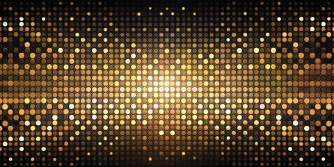 Poster - Abstract background with shiny golden dots on a dark backdrop, gold, texture, elegant, luxury, shiny, metallic, pattern