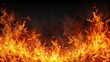 © Sujid - Fire abstract background with flames and copyspace, fire, abstract, background, flames, hot, heat, inferno, blazing, red