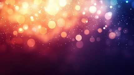 Wall Mural - enchanting celestial fireworks colorful bokeh background