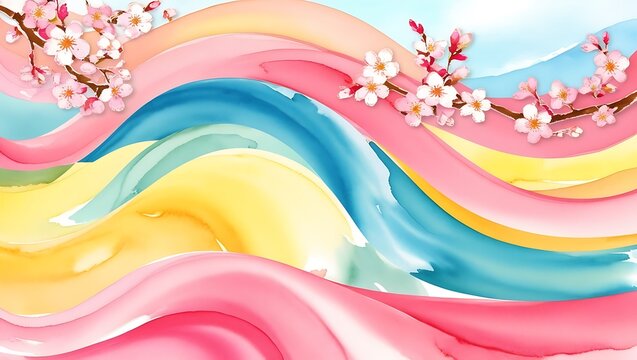 Abstract modern dynamic colors background 4K Abstract wallpaper colorful design, shapes and textures
