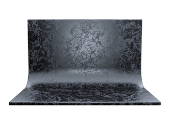 Wall Mural - Dark marble textured photography backdrop with high contrast