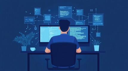 Poster - Cybersecurity in Remote Work: Discuss the importance of cybersecurity for remote workers