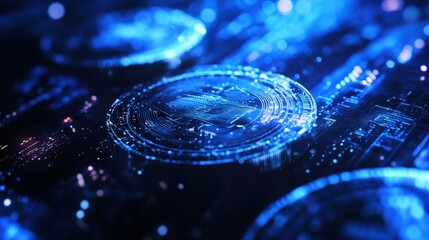 Poster - Examine the rise of digital currencies and their potential impact on traditional financial systems.