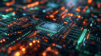 Fototapete - Abstract Code Background 3D Rendering Web Development Coding Computer Science Software Design Digital Technology