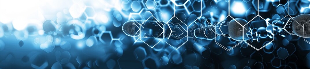 Aufkleber - Digital Technology and Finance Background with Business Intelligence and Online Shopping Concept