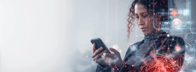 Aufkleber - Mobile Tech for Digital Marketing and Global Business Connectivity with AI and IoT