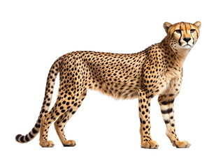 Aufkleber - A cheetah isolated on transparent background