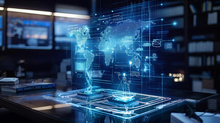 Poster - legal framework for digital taxation system virtual hologram display, business tax 