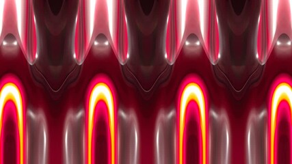 Poster - Colorful glowing pattern background animation