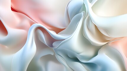 Poster - Abstract Wavy Liquid Background