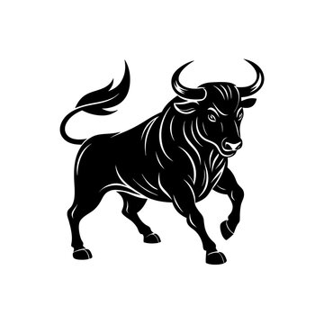Bull silhouette 