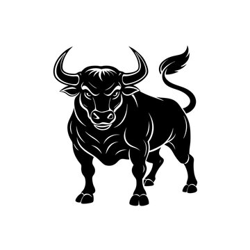 Bull silhouette 